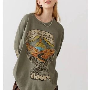 Urban Outfitters Oversized The Doors Graphic Tee